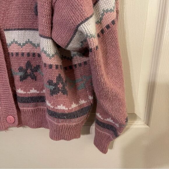 Vintage 62 East Pink Cottagecore Cardigan Sweater - Picture 2 of 6